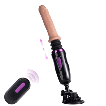 Rahim - Máquina sexual compacta con consolador de empuje.