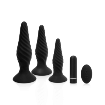 Idris - Vibrating Anal Plug Set