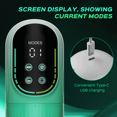 GARDY - Automatic Vibrating Sucking Rotating & Thrusting Male Masturbator