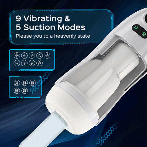 KAI 2 Automatic Sucking Vibrating Male Masturbator Blowjob Sex Toy