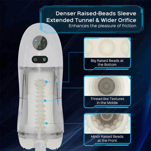 KAI 2 Automatic Sucking Vibrating Male Masturbator Blowjob Sex Toy