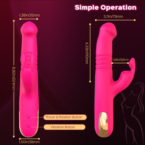 Beauty - Thrusting Rabbit Vibrator