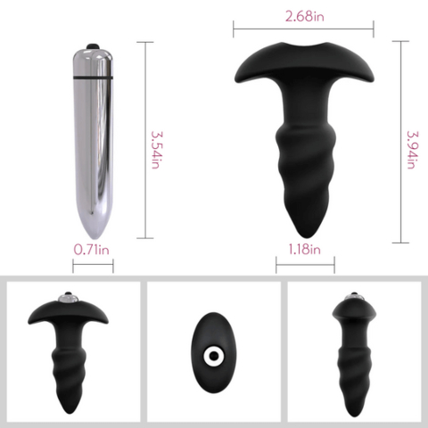 Corkscrew - Anal Fantasy Vibrating Butt Plug