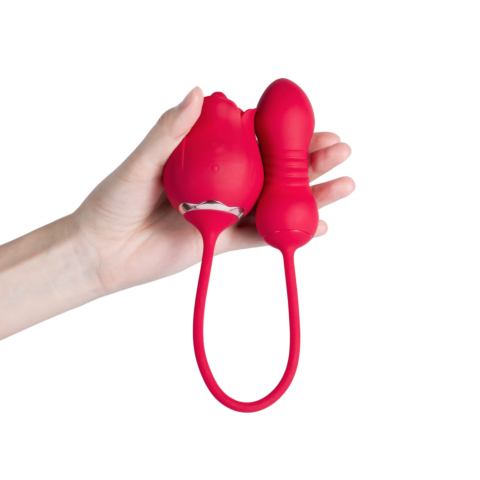 Fiona Plus – Duet Licking & Vibrating Rose Vibe