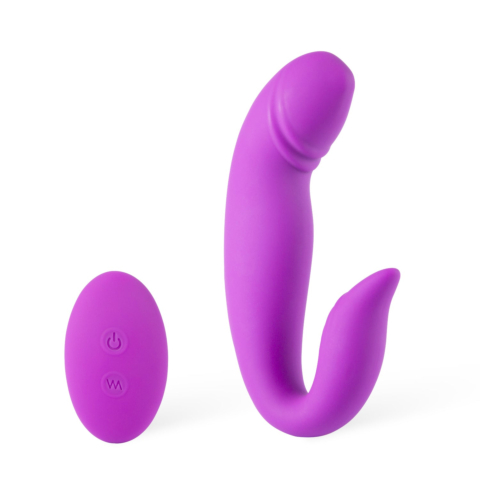 Juntame™ Dolphin Rolling Tapping G-Spot Vibe