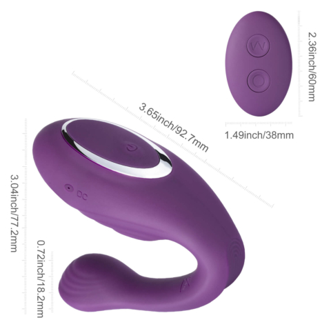 Adva - Triple Threat G-Spot & Clit Couples Vibrator