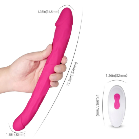 Sappho C Double-Ended 12-inch Vibrating Dildo