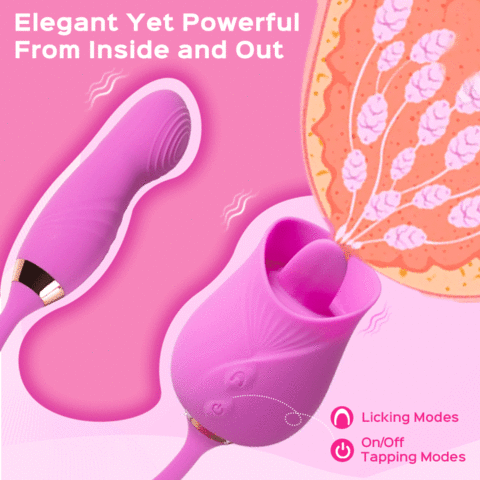Momo - Rose Clit Licker  Tapping Egg Vibrator