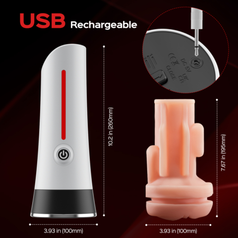 Ride Me - Vibrating Pussy, Realistic Vibrating Male Masturbator