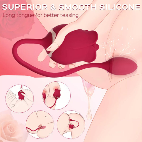 Rosie Rebellion - Dual Stimulator Rose Toy 