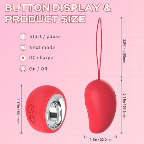 Scarlet  Wearable Remote Control Egg Vibrator