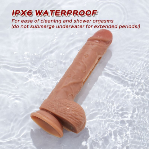 Tanner - Vibrating & Tapping Realistic Suction Cup Dildo with Remote Control