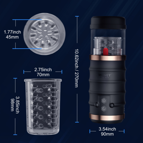 Juntame™ Warrior Rotating Thrusting Masturbator