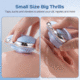 Amore - Wearable Heart Necklace Vibe Sucking & Tapping Mini Clitoral Stimulator