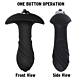 Corkscrew - Majestic Thumb Vibrating Anal Plug