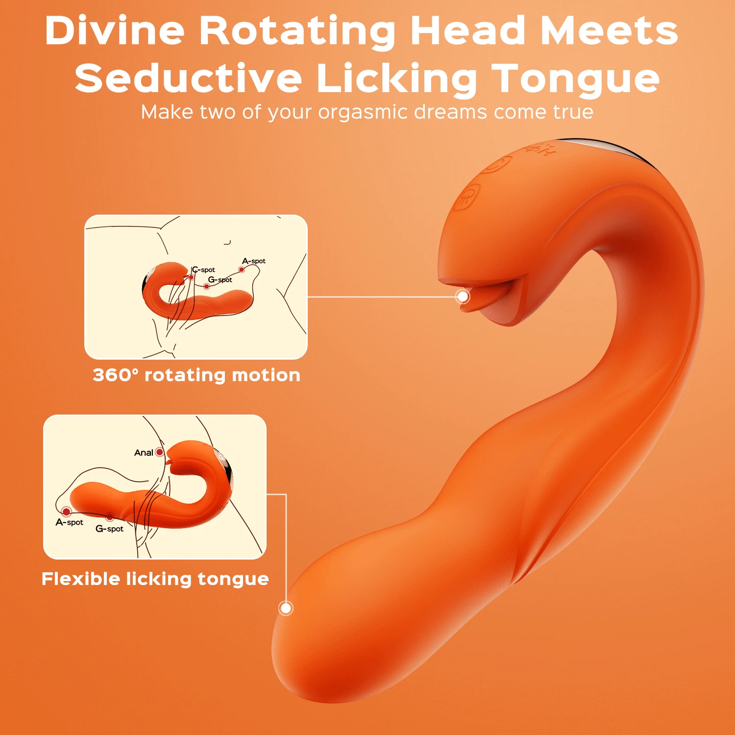 Juntame™ Joi Rotator Clit Licker Vibe