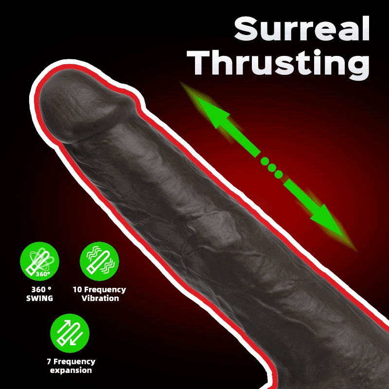 Oakley - Dildo Realistico Rotante con Vibrazione da 8 Pollici