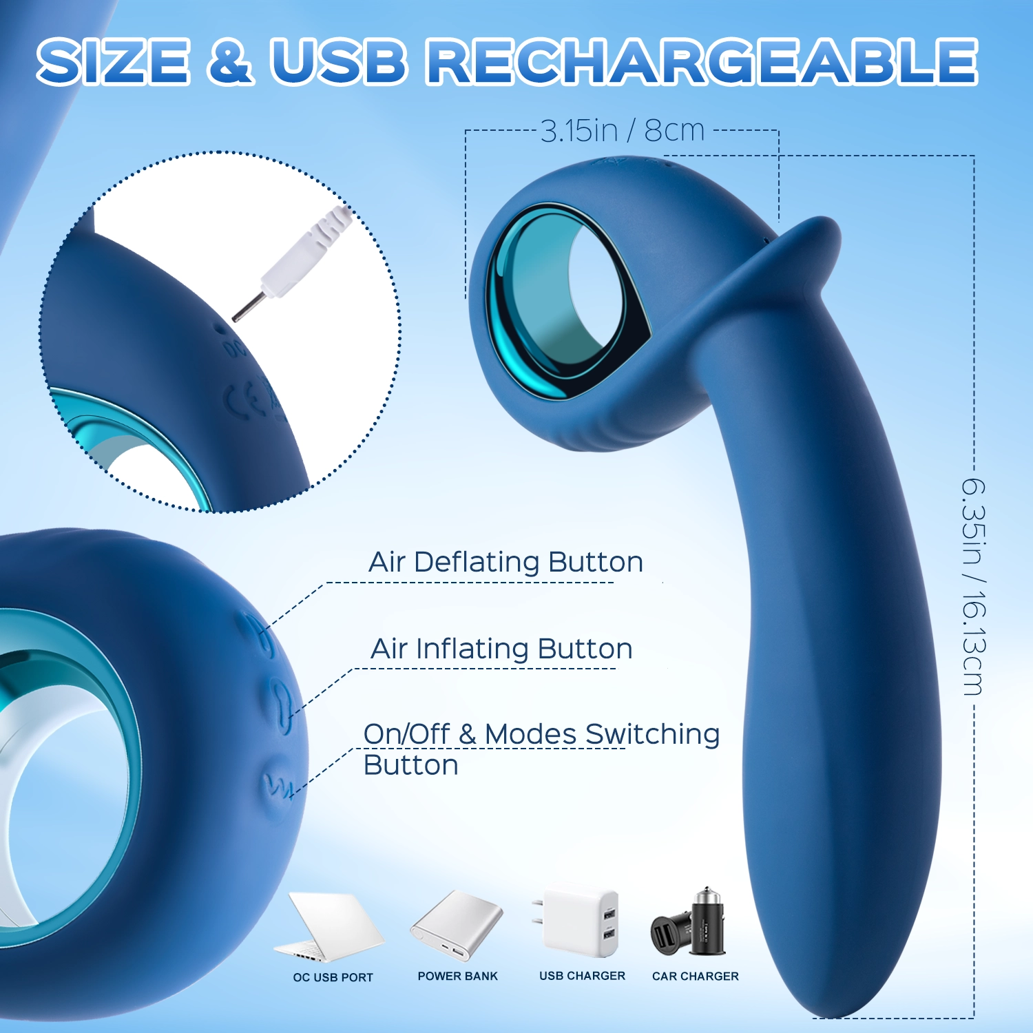 MONT - Vibrating Inflatable Butt Plug