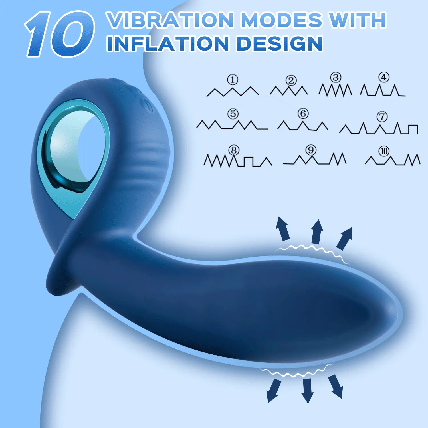 MONT - Vibrating Inflatable Butt Plug